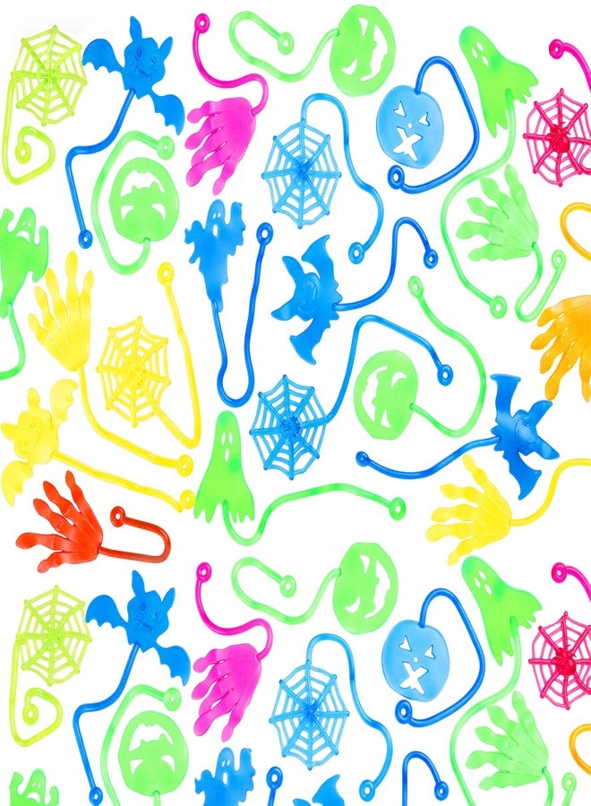 Chambom 40 PCS Halloween Sticky Hands - Party Favors for Kids, Sticky Stretchy Toys for Halloween Goodie Bags, Treasure Box Fillers, Exchange Classroom Prizes for Boys Girls, Party Supplies - Image 1